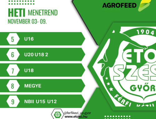 Vége az őszi szünetnek – újra indulunk! 💪🤾